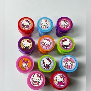 Hello Kitty Stamps - Set of 12 Multicolor